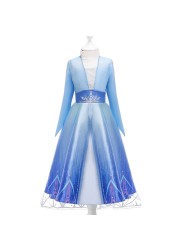 2022 Disney Princess Dress Mirabell Isabella Elsa Anna Dress Kids Party Costumes Kids Girl Clothes Kids Cosplay Outfits Encanto Frozen1/2