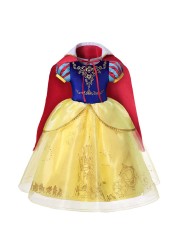 2022 Disney Princess Dress Mirabell Isabella Elsa Anna Dress Kids Party Costumes Kids Girl Clothes Kids Cosplay Outfits Encanto Frozen1/2