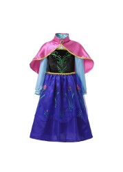 2022 Disney Princess Dress Mirabell Isabella Elsa Anna Dress Kids Party Costumes Kids Girl Clothes Kids Cosplay Outfits Encanto Frozen1/2