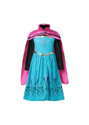 2022 Disney Princess Dress Mirabell Isabella Elsa Anna Dress Kids Party Costumes Kids Girl Clothes Kids Cosplay Outfits Encanto Frozen1/2