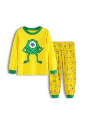 Children's Clothing Pajamas Set Toy Story 2 3 Buzz Lightyear Sets Cartoon Wood Pajamas Cotton Long Sleeve Sleepwear Christmas Gift