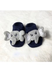 Baby Toddlers Home Floor Non-slip Dispense Socks Cartoon Doll Cotton Socks for 0-3Y Girls Boys Kids Newborn Infant Clothes