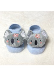 Baby Toddlers Home Floor Non-slip Dispense Socks Cartoon Doll Cotton Socks for 0-3Y Girls Boys Kids Newborn Infant Clothes