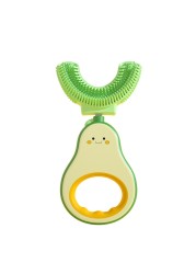 U Shape Baby Toothbrush Silicone Baby Toothbrush Oral Care Cleaning Tool Baby Teether Brushes For Baby Care