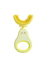 U Shape Baby Toothbrush Silicone Baby Toothbrush Oral Care Cleaning Tool Baby Teether Brushes For Baby Care