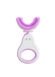 U Shape Baby Toothbrush Silicone Baby Toothbrush Oral Care Cleaning Tool Baby Teether Brushes For Baby Care