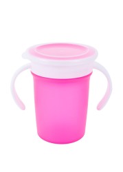 360 Degree Rotate Baby Learn Drinking Cup With Double Handle Flip Cover Leakproof Infant Water Cups BPA Free Bottle