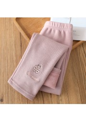 Winter Kids Plus Velvet Pants Baby Girls Warm Leggings For Children Warm Bottoms For Children