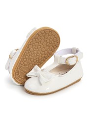 Baywell Princess Soft Sole Wedding Shoes Toddler Girls Newborn Flat Sneakers 0-18 Months Baby Sneakers