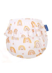 Happyflute - Baby Lace Diapers 3 Sizes 6-25KG Soft Baby Girls Swim Trunks Floral Print Cloth Diapers