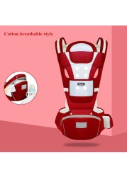 Comfortable Newborn Baby Carrier For Infant Toddler Hipseat Backpack Sling Front Facing Travel Kangaroo Baby Carrier for 0-36 Months Baby