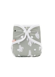 Rainbow And Iris Waterproof Washable Cloth Diaper Cover Wrap With Daisy Floral Print Newborn Decor 3-15kg