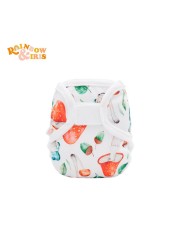 Baby Cloth Diaper Covers Rainbow Iridescent Eco Friendly Reusable Adjustable Eco Diaper Covers For Baby 3-6KG