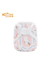 Baby Cloth Diaper Covers Rainbow Iridescent Eco Friendly Reusable Adjustable Eco Diaper Covers For Baby 3-6KG