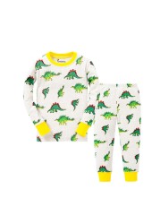 Girls Unicorn Pajamas Kids Sleepwear Dinosaur Pajamas Kids Rocket 1-8 Years New Set 2020