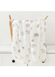 30% Cotton + 70% Bamboo Cotton Muslin Swaddle Blanket Newborn Baby Wrap for All Season Baby Blanket Toddler Newborn Blankets