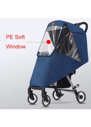 Universal Waterproof Winter Thicken Rain Cover Wind Dust Shield Full Raincoat For Baby Stroller Accessories Cane Pushchair Suit