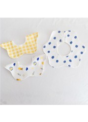 3pcs/lot Baby Bibs Bandana Burp Cloth Cotton Saliva Towel Soft Waterproof Boys Girl Baby Shower Gift Feeding Apron bebes