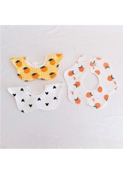 3pcs/lot Baby Bibs Bandana Burp Cloth Cotton Saliva Towel Soft Waterproof Boys Girl Baby Shower Gift Feeding Apron bebes