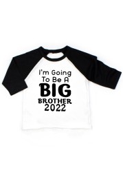 I'm Going To Be A Big Brother/Sister 2022 Kids Boys Girls Long Sleeve Tops Brothers Siters Family Looking T-shirts Drop Ship