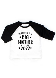 I'm Going To Be A Big Brother/Sister 2022 Kids Boys Girls Long Sleeve Tops Brothers Siters Family Looking T-shirts Drop Ship