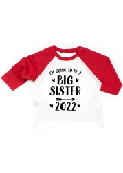 I'm Going To Be A Big Brother/Sister 2022 Kids Boys Girls Long Sleeve Tops Brothers Siters Family Looking T-shirts Drop Ship