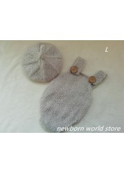 Newborn photography accessories, hat, hat and shorts