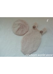 Newborn photography accessories, hat, hat and shorts