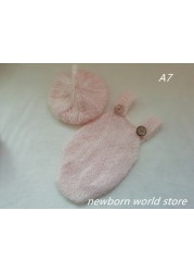 Newborn photography accessories, hat, hat and shorts