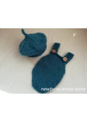 Newborn photography accessories, hat, hat and shorts