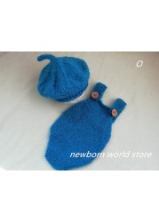 Newborn photography accessories, hat, hat and shorts