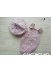 Newborn photography accessories, hat, hat and shorts