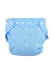 1pc Adjustable Reusable Baby Kids Boys Girls Washable Cloth Diaper Set Reusable Baby Nappies Solid Diaper