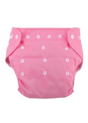 1pc Adjustable Reusable Baby Kids Boys Girls Washable Cloth Diaper Set Reusable Baby Nappies Solid Diaper