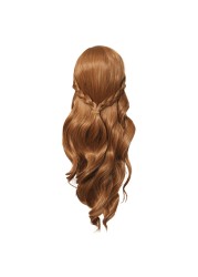 Kids Girl Wig Cosplay Princess Elsa Anna Children Snow White Tangled Hair Braid Wigs Girls Princess Wig for Party