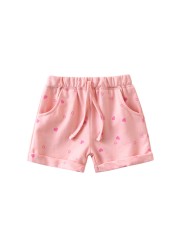 Children's cotton beach shorts, boys and girls' casual shorts, children's summer clothes