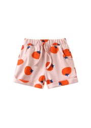 Children's cotton beach shorts, boys and girls' casual shorts, children's summer clothes