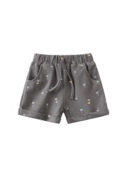 Children's cotton beach shorts, boys and girls' casual shorts, children's summer clothes