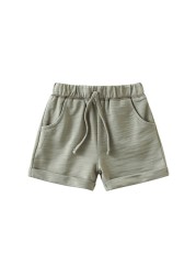 Children's cotton beach shorts, boys and girls' casual shorts, children's summer clothes