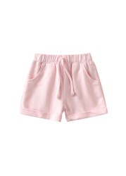 Children's cotton beach shorts, boys and girls' casual shorts, children's summer clothes