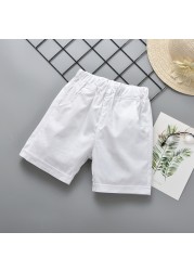 Boys Shorts Cotton Summer Shorts For Baby Boys Thin White Black Baby Shorts Shorts Casual Clothes