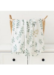 120x120cm Muslin Blanket Cotton Baby Swaddle Bamboo Soft Newborn Blanket Bath Towel Gauze Infant Wrap Sleeping Bag Stroller Cover
