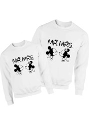 Simple Mickey Family Style Sweatshirt Cool Modern Harajuku Sweatshirt Harajuku Mom and Daughter Pullover Lovely Clothes Hoodie