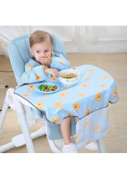 1pc Newborn Bib Table Cover Baby Dining Chair Gown Waterproof Saliva Burp Towel Apron Food Feeding Accessories