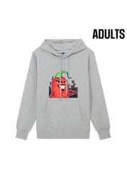 Children Hoodie Merch EdisonPts Pepper Autumn Winter Kid Long Sleeve Thick Hooded Sweatshirts Edison Pts Family Clothes
