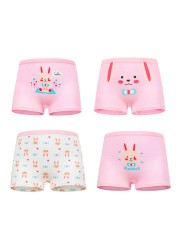 10 pieces/lot Design Children Girls Cotton Soft Lovely Panties Cartoon Baby Underwear for Girls Kids Boxer Panties Breathable