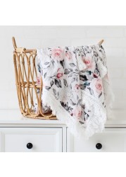 Cotton Muslin Swaddle Blankets for Newborns Tassel Receiving Blanket Newborn Baby Swaddle Wrap Infant Sleeping Bed Quilt Cover