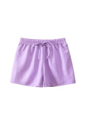 Children Short Pants Sport Fashion Kids Clothes Cotton Beachwear Girl Shorts Fashion Elastic Waist Summer Trunks for 2-10 Years