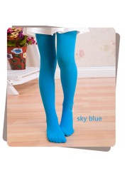 8pcs/lot Summer Style Baby Girl Tights Weddings Party Latin Dance Velvet Kids Pantyhose