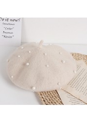 Ma & Baby hats for girls 2-7 years old, princess hats for girls 2-7 years old, pearl winter hats